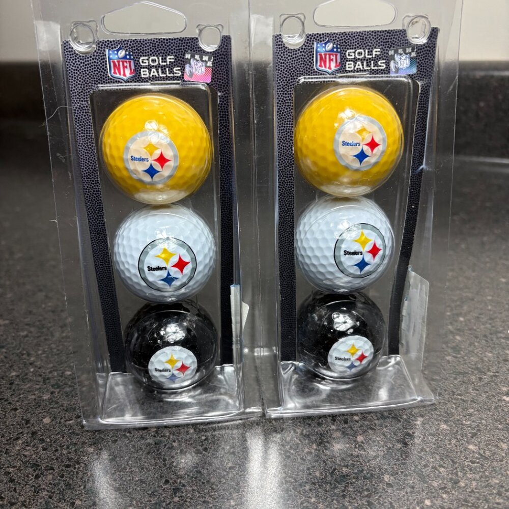 PITTSBURGH STEELERS LOGO GOLF BALLS-ALUMNI GOLF  2-3 PACKS